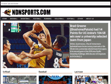 Tablet Screenshot of ndnsports.com